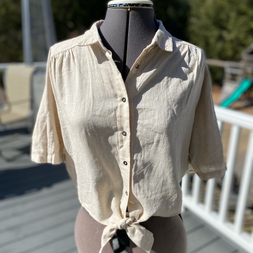 Linen Summer Blouse